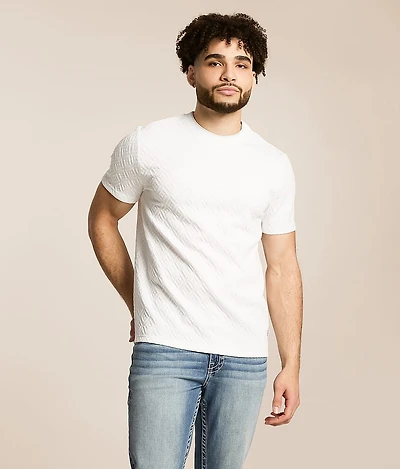 Textured Knit T-Shirt