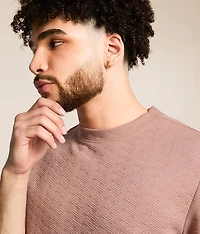 Textured Crew T-Shirt