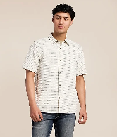 Textured Stripe Shirt