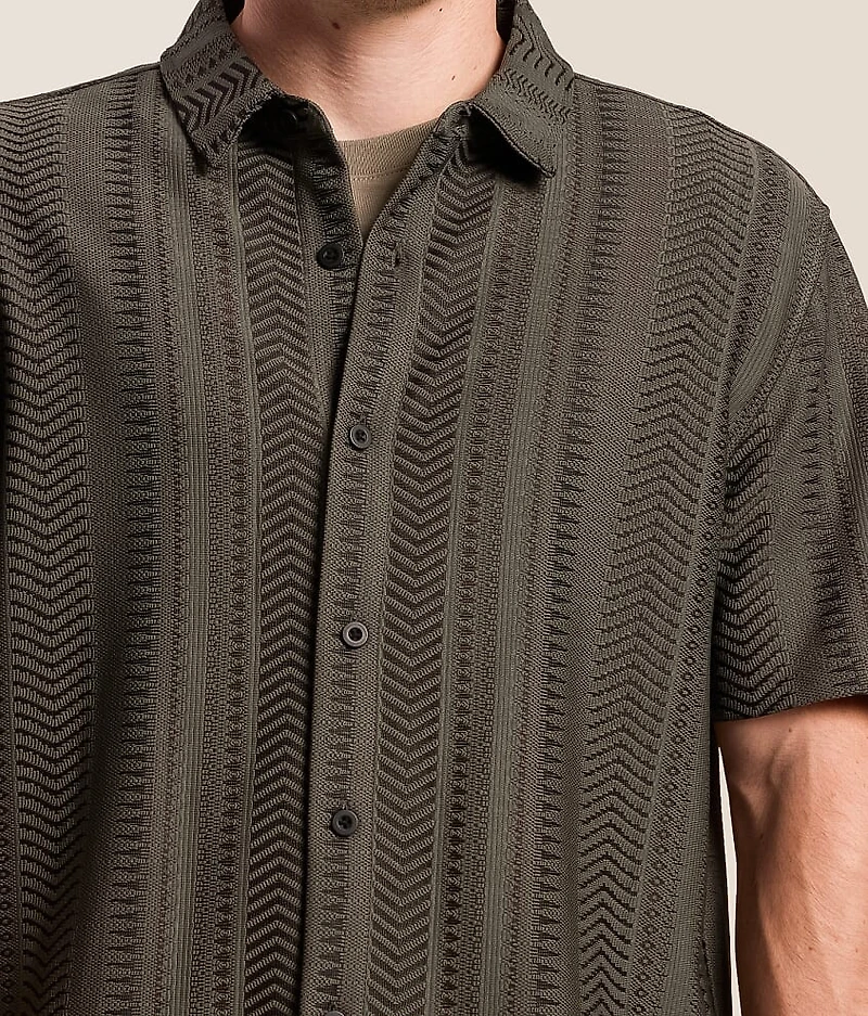 Jacquard Knit Shirt
