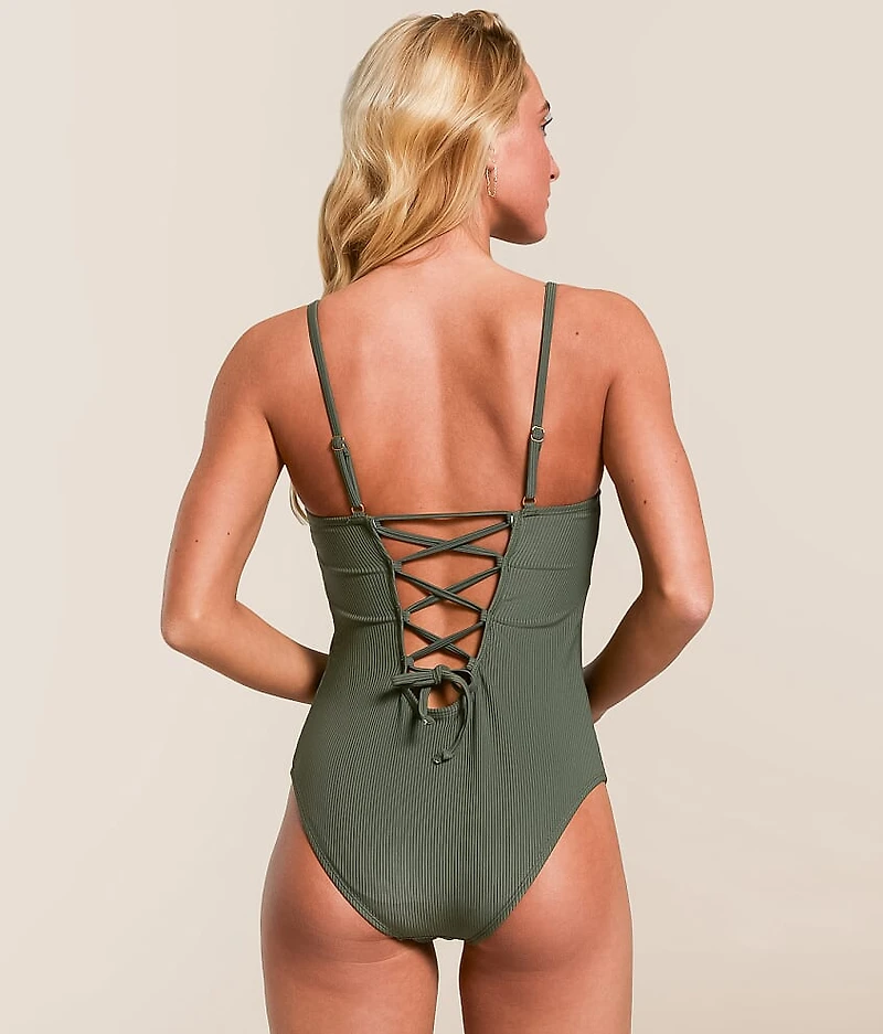 Lacey Ribbed Swimsuit