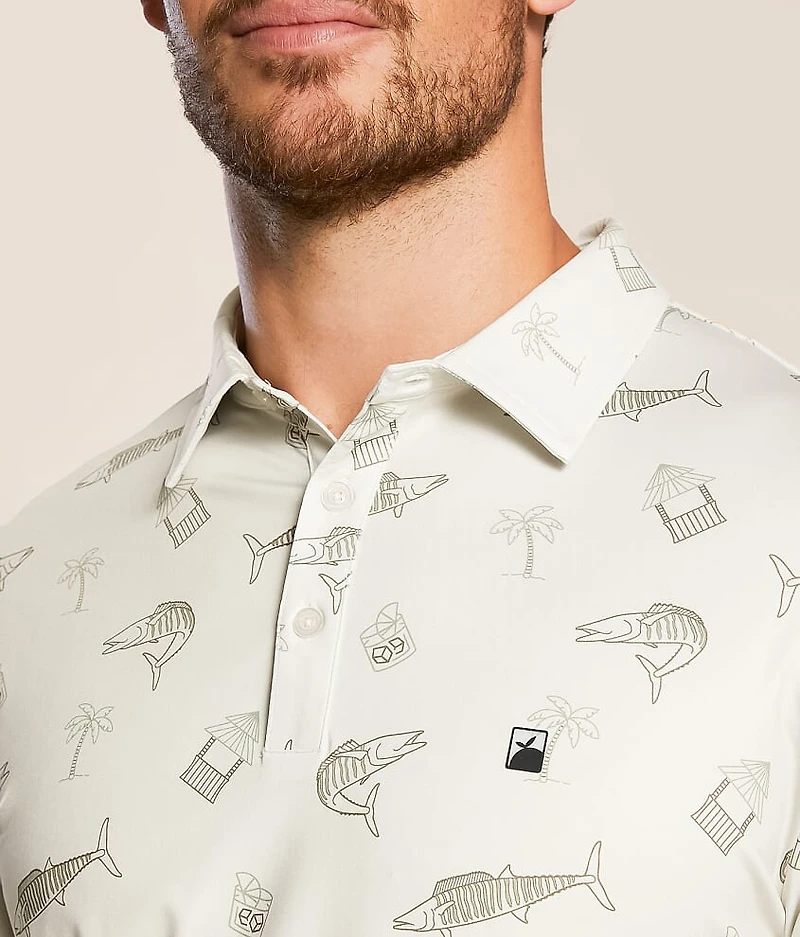 Whiskey Wahoo Performance Polo