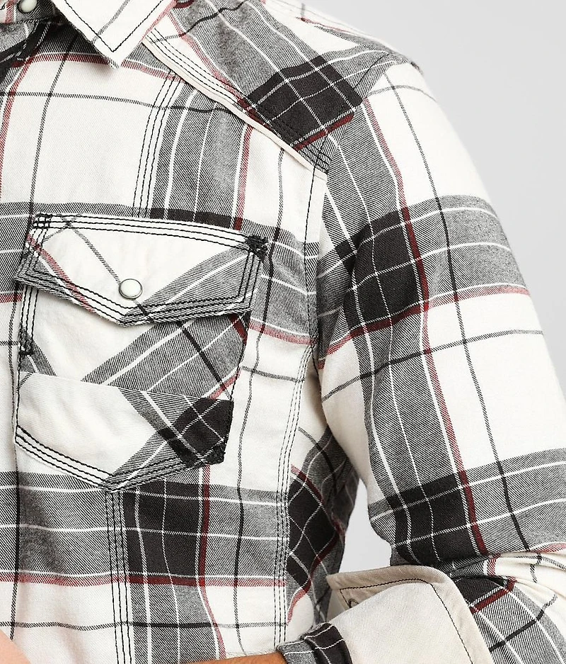 Brushed Plaid Standard Shirt