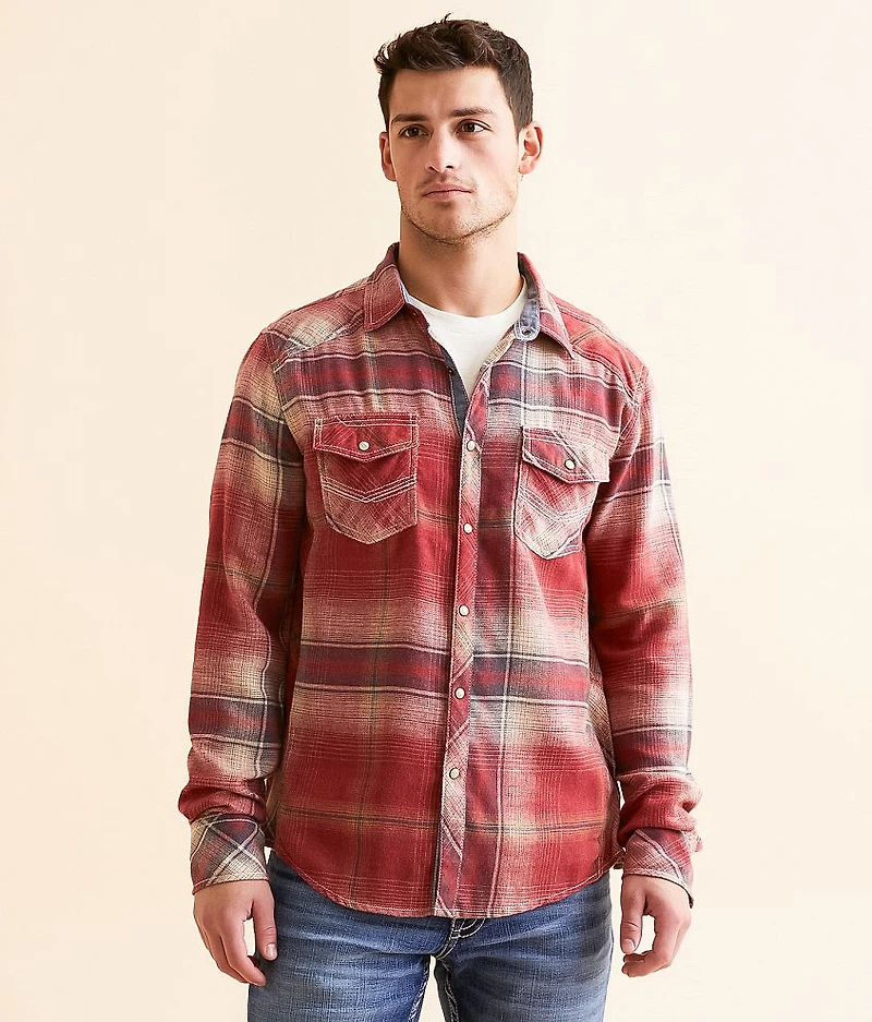 Brushed Plaid Athletic Shirt