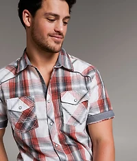 Athletic Plaid Shirt