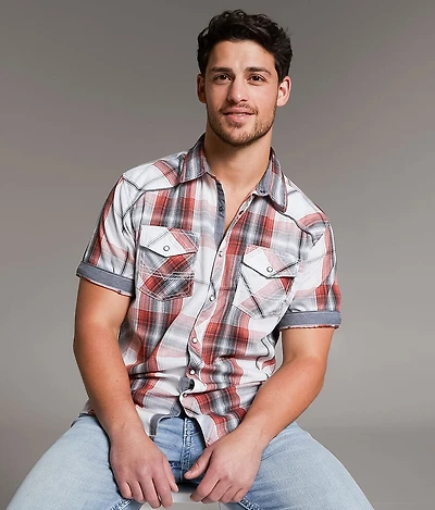 BKE Athletic Plaid Shirt