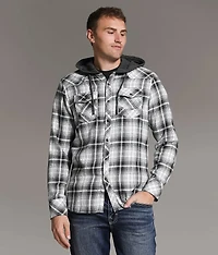 Standard Plaid Hooded Shirt