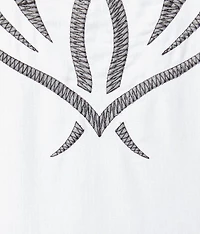 Embroidered Athletic Stretch Shirt