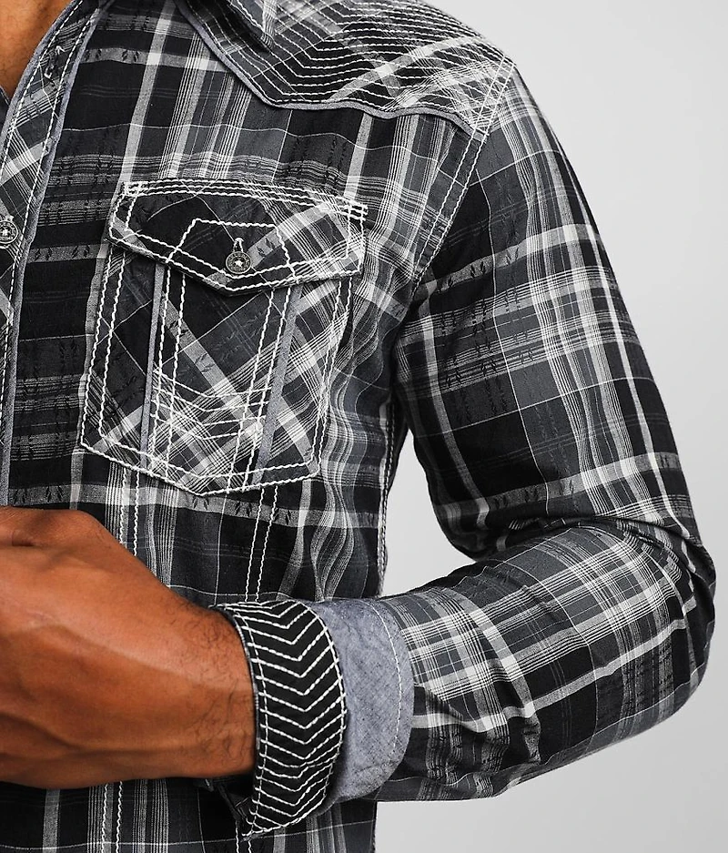 Plaid Athletic Stretch Shirt