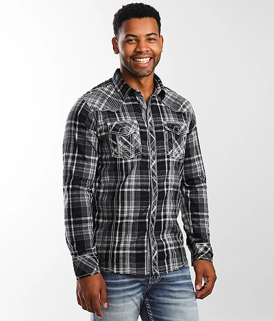 Plaid Athletic Stretch Shirt