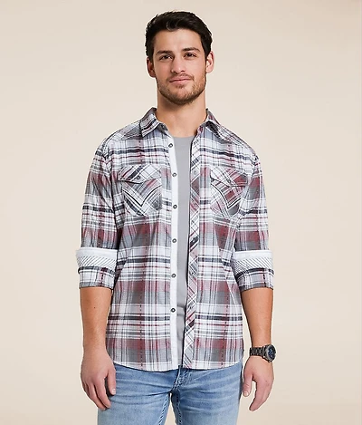 Plaid Standard Stretch Shirt
