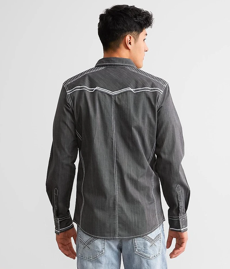 Embroidered Standard Stretch Shirt