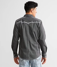 Embroidered Standard Stretch Shirt