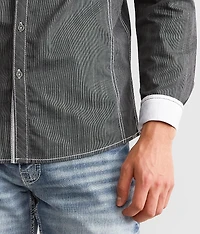 Embroidered Standard Stretch Shirt