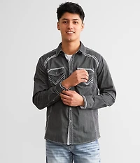 Embroidered Standard Stretch Shirt