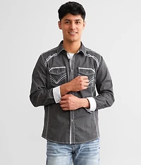 Embroidered Standard Stretch Shirt