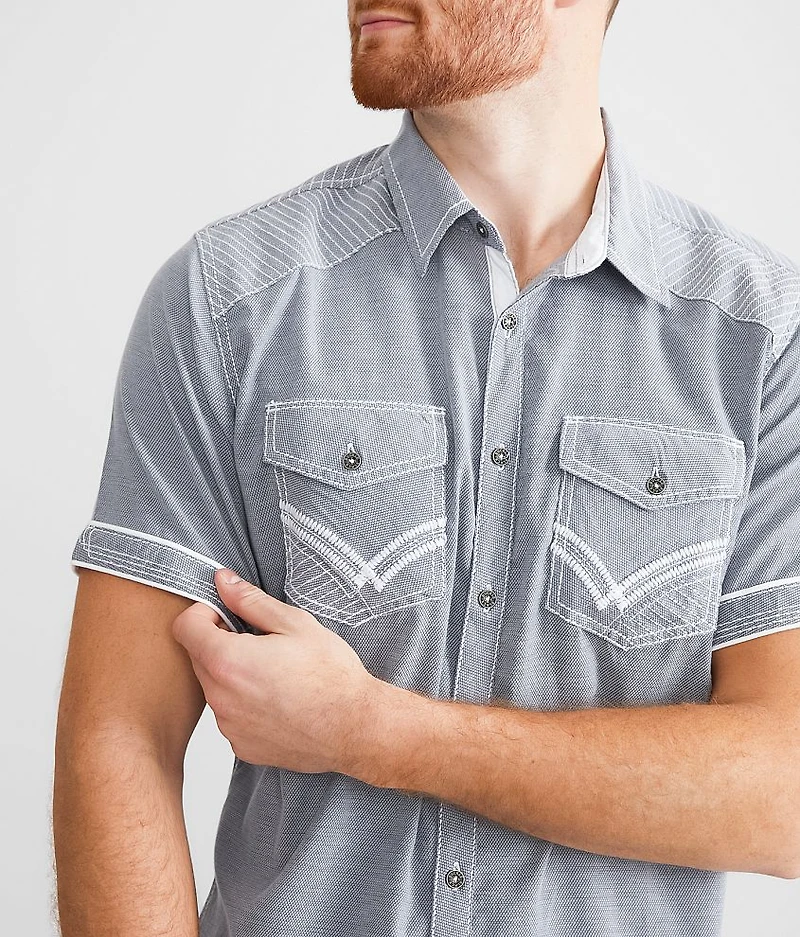 Embroidered Standard Stretch Shirt