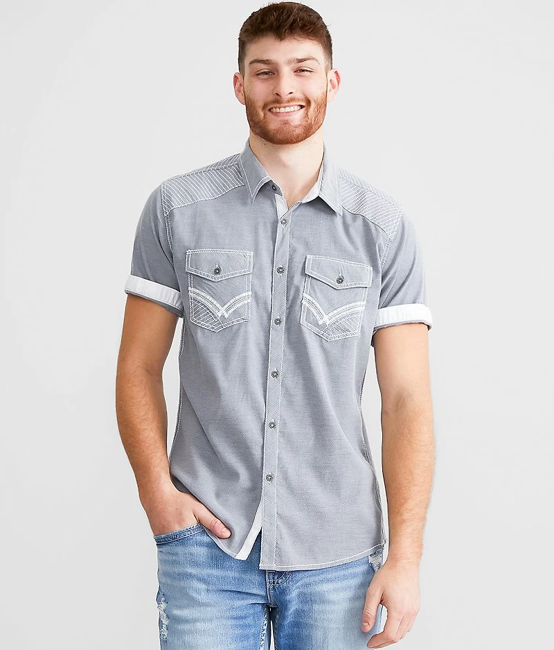 Embroidered Standard Stretch Shirt