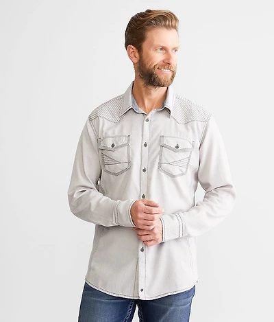 Textured Athletic Stretch Shirt