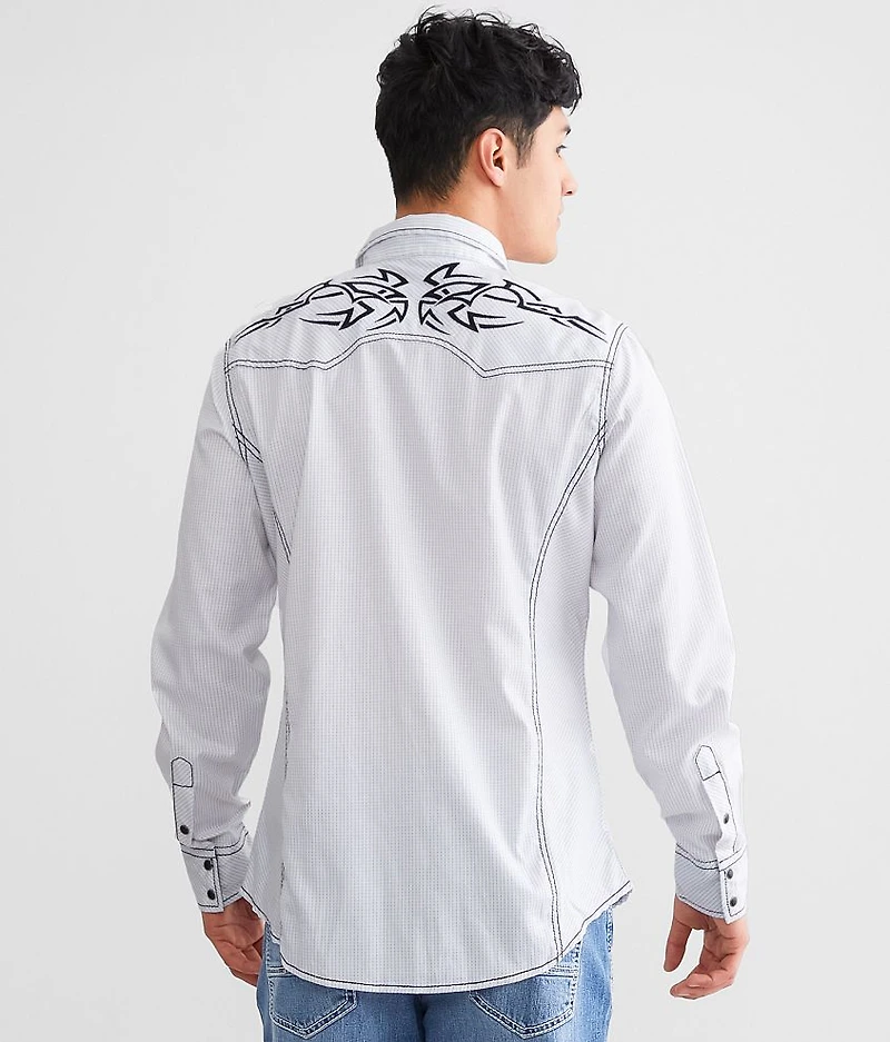 Striped Athletic Stretch Shirt