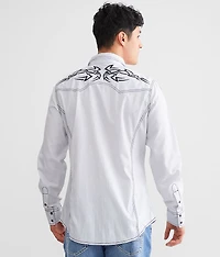 Striped Athletic Stretch Shirt