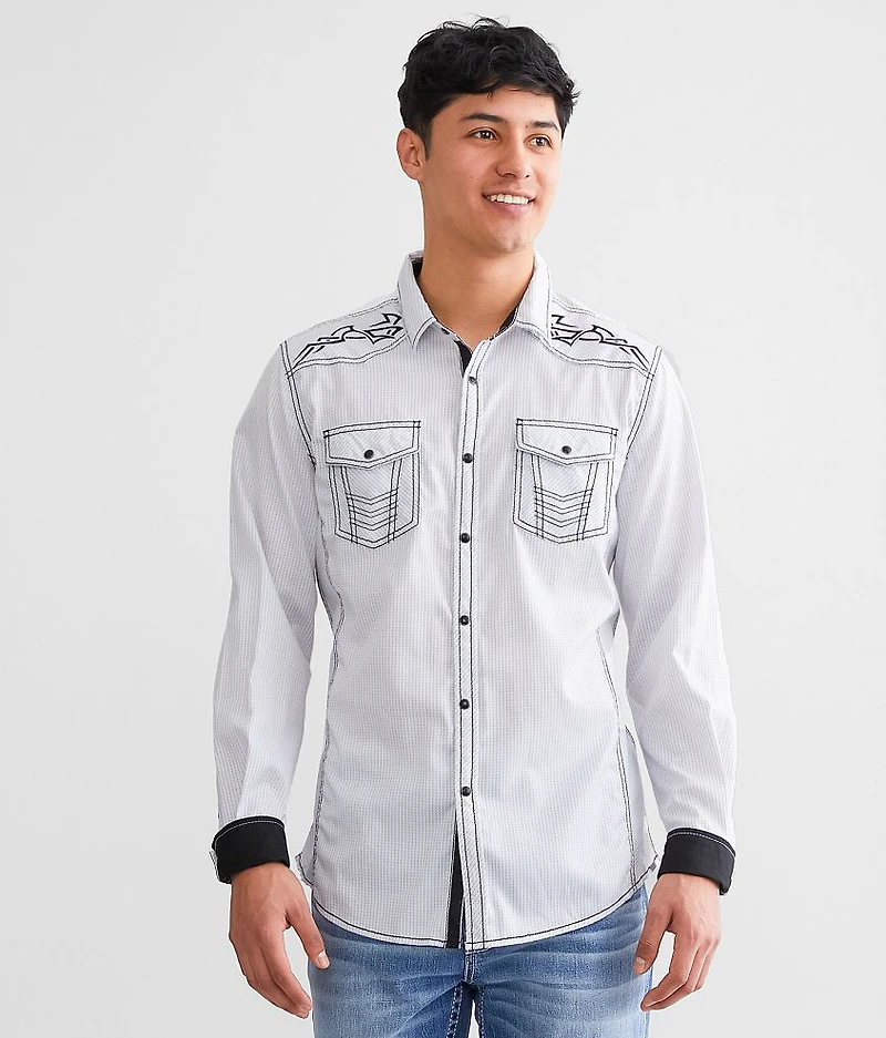 Striped Athletic Stretch Shirt