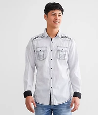 Striped Athletic Stretch Shirt