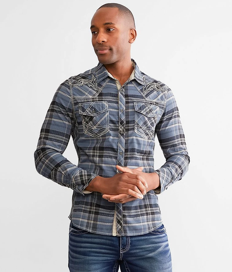 Plaid Standard Stretch Shirt