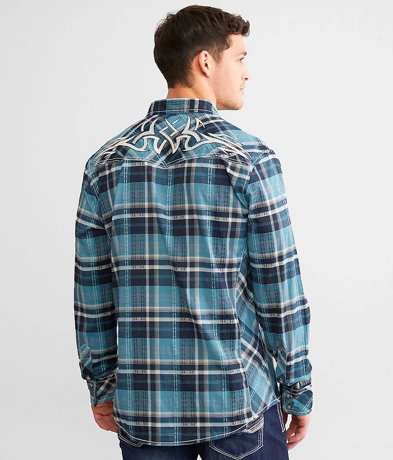 Plaid Athletic Stretch Shirt