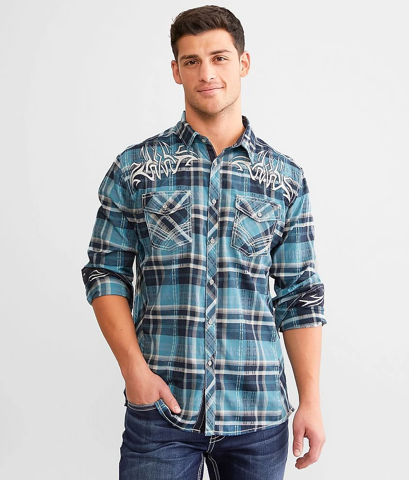 Plaid Athletic Stretch Shirt