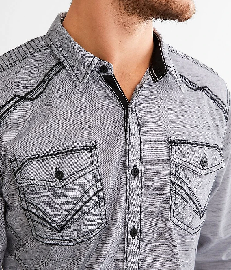 Marled Athletic Stretch Shirt