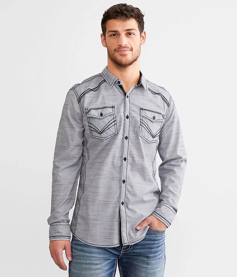 Marled Athletic Stretch Shirt
