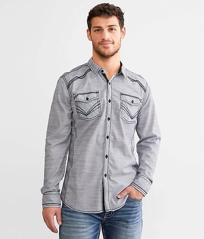 Marled Athletic Stretch Shirt