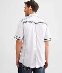 Striped Athletic Stretch Shirt