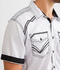 Striped Athletic Stretch Shirt