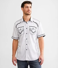 Striped Athletic Stretch Shirt