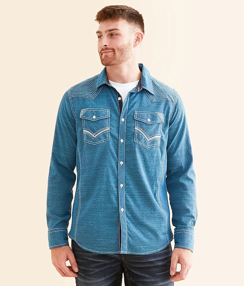Embroidered Standard Stretch Shirt