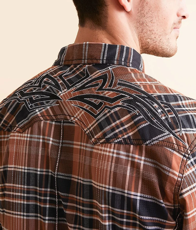 Plaid Athletic Stretch Shirt