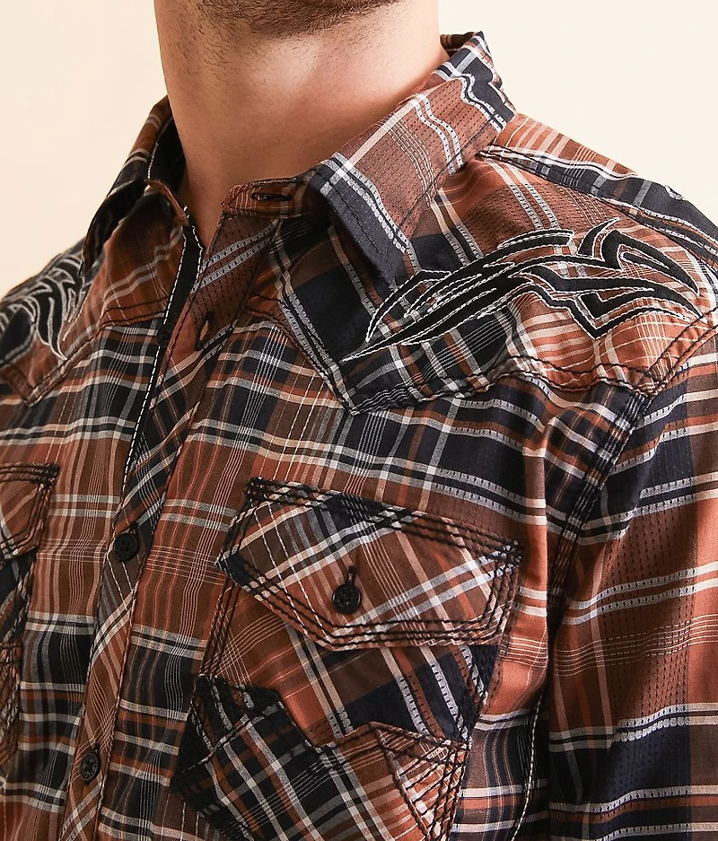 Plaid Athletic Stretch Shirt