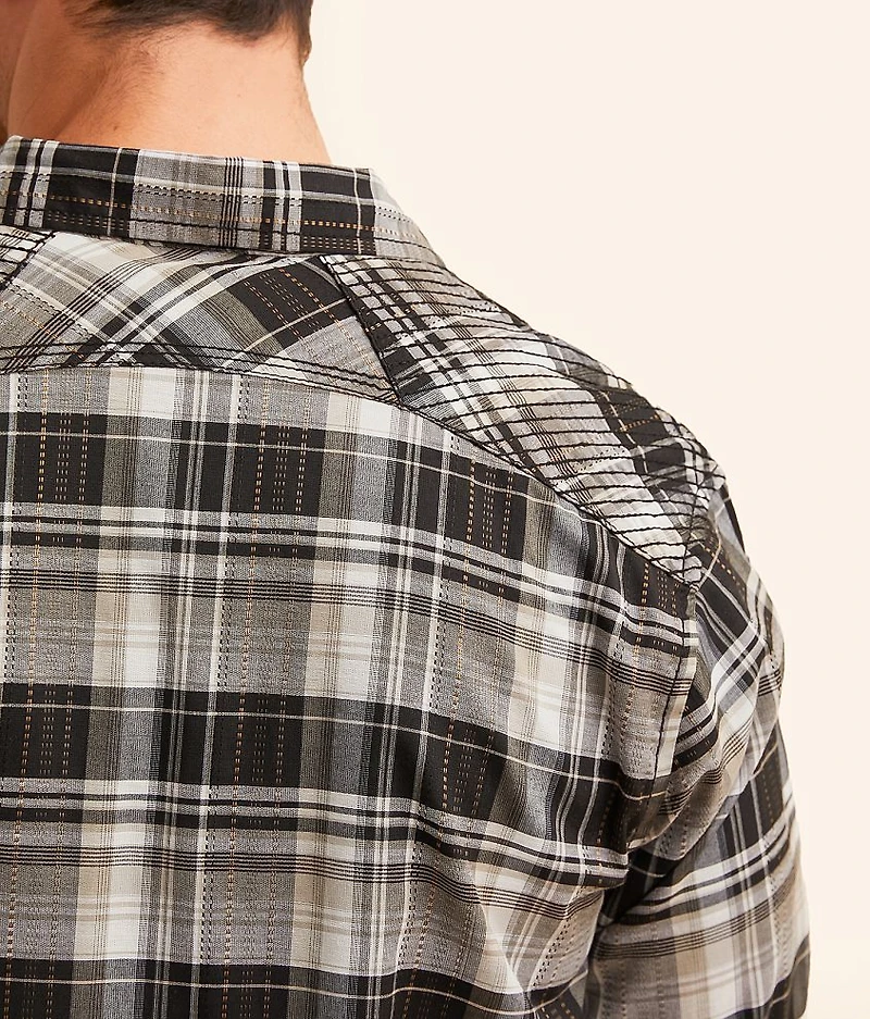 Plaid Athletic Stretch Shirt