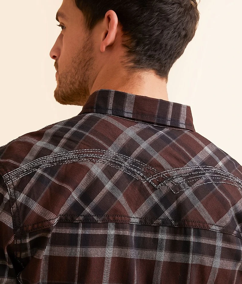 Plaid Athletic Stretch Shirt