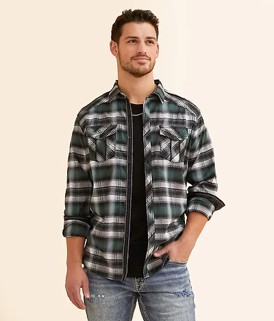 Plaid Athletic Stretch Shirt