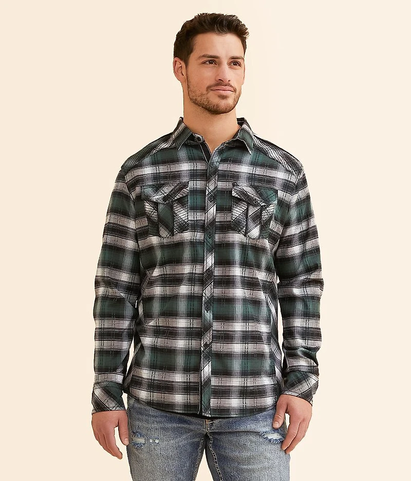 Plaid Athletic Stretch Shirt