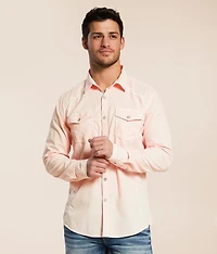 Embroidered Athletic Stretch Shirt