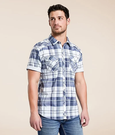 Plaid Athletic Stretch Shirt