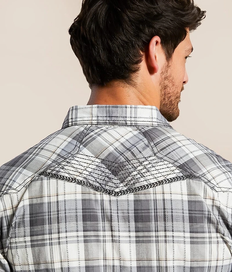 Plaid Athletic Stretch Shirt