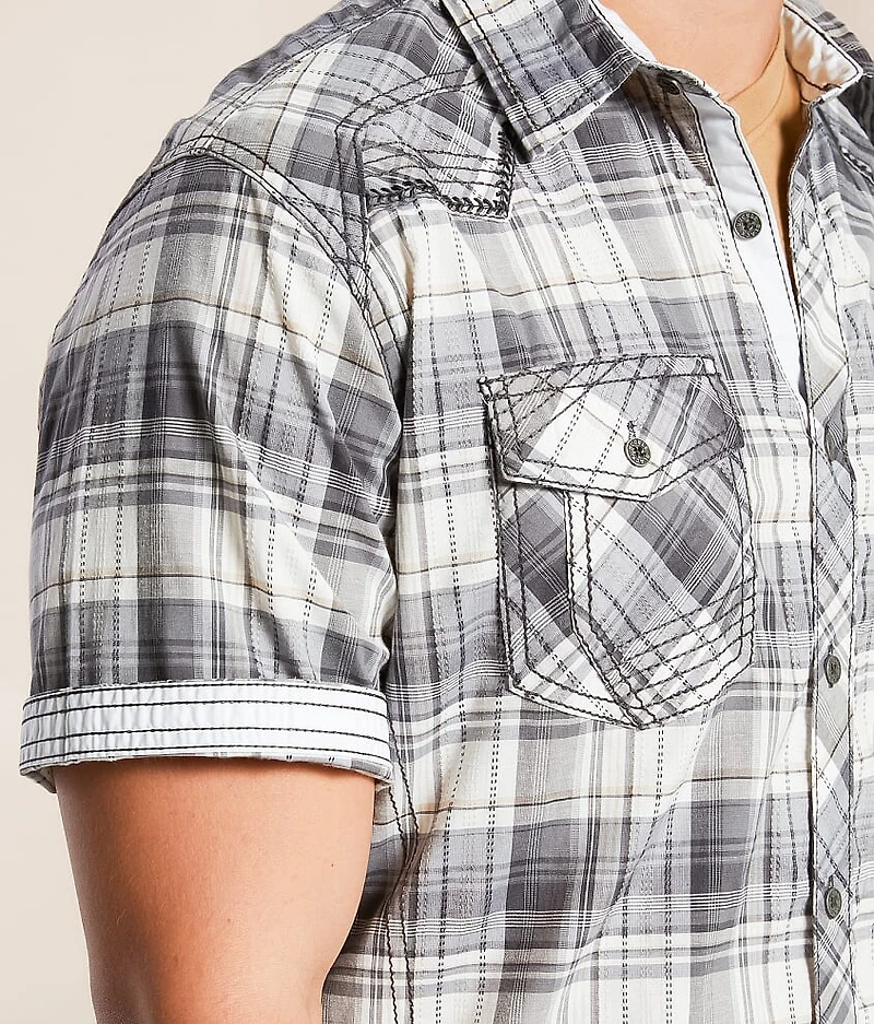 Plaid Athletic Stretch Shirt