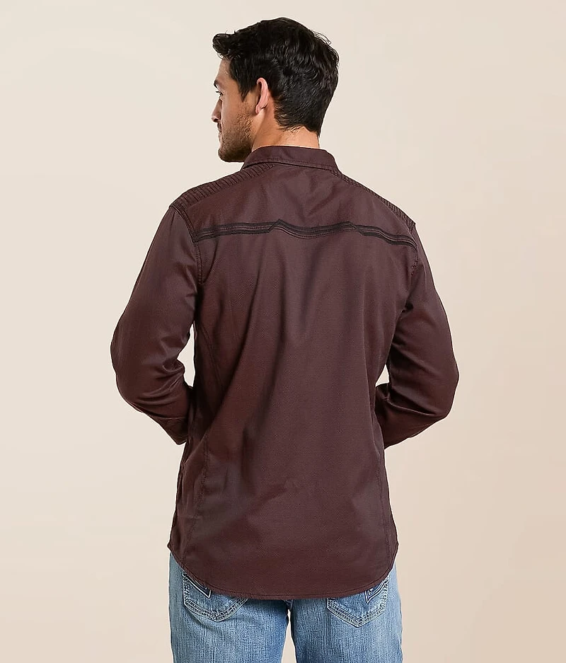 Embroidered Athletic Stretch Shirt