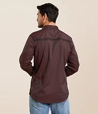 Embroidered Athletic Stretch Shirt