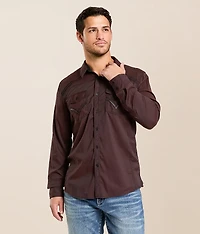 Embroidered Athletic Stretch Shirt